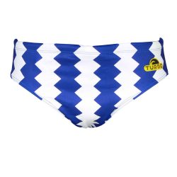 Men's Swimsuit - Zigzag - Blue-White