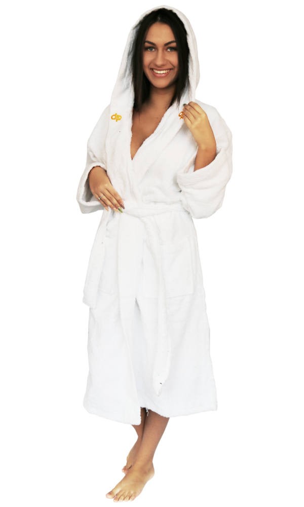 Bathrobe - White - Diapolo